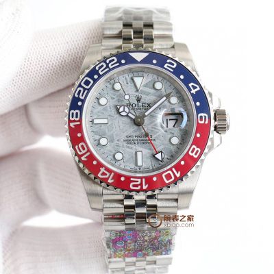 Clean Factory ROLEX GMT  904L Steel 2836/3186/3285 Movement Grey Watch